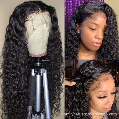 Shmily Top Quality Wigs Virgin Hair Cuticle Aligned 13x6 Lace Frontal Wig Brazilian Human Hair Wigs For Black Women